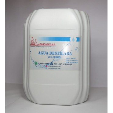 Agua Destilada